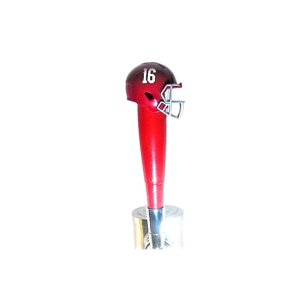 NCAA Alabama Crimson Tide Beer Tap Handle Kegerator Football Keg Red Wood SEC